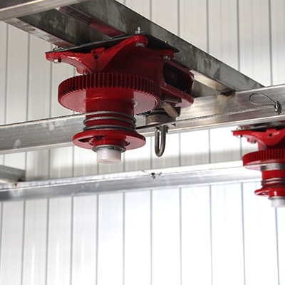 3500lbs Poultry Winch Brake Webbing Cable Double Speed Manual Hand