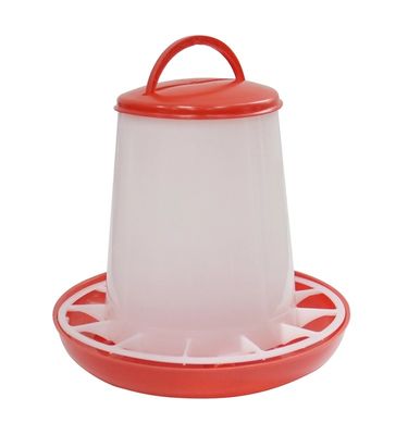 Circular PE 12kg Goose Poultry Feeder Drinker