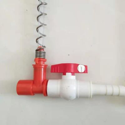 PVC Poultry House Accessories Water Inlet Valve And Pipe