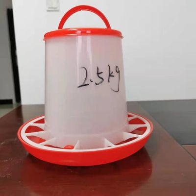 2.5kg Pure Polypropylene Poultry Feeder Drinker