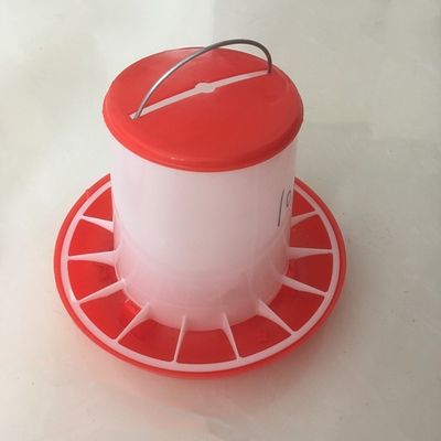 4kg Poultry Chicken Feed Bucket With Hanging Manual Feeder Drinkers