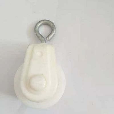 Nylon 4.5cm Plastic Rope Pulley For Poultry Chicken House Drinking System
