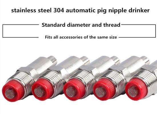 Automatic Stainless Steel Ss201 Ss304 Pig Nipple Drinker
