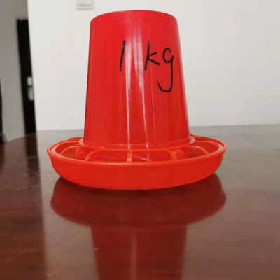 Poultry 1.5kg Hold Polypropylene Chicken Feeder Bucket