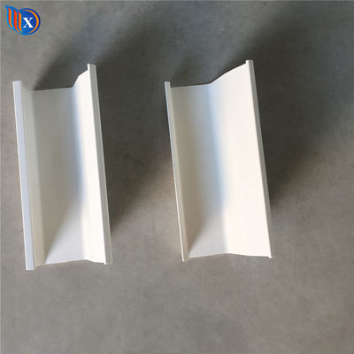 White Automatic Feeding System Poultry Chicken Trough Plastic