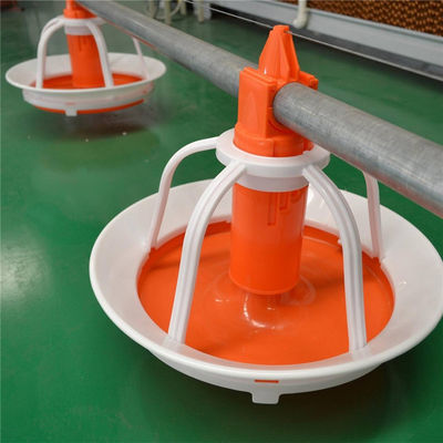 Automatic 75-100cm Poultry Pan Feeding System For Ducks Drinker