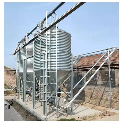 7 Ton 14 Ton 21ton 22 Ton Poultry Feed Silo Chicken Broiler Duck Farm House