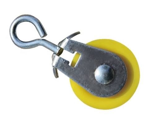 Ss304 Plastic Nylon Poultry Pulley For Chicken Drinking Water Feeding Line