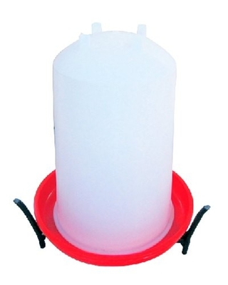 Plastic Chicken Duck 1L Poultry Feeder Drinker Polypropylene