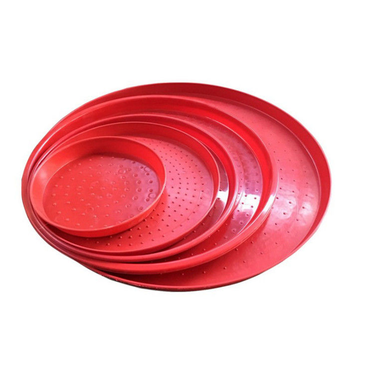 Polypropylene 60mm Plastic Chick Feeder Trays For Chicken