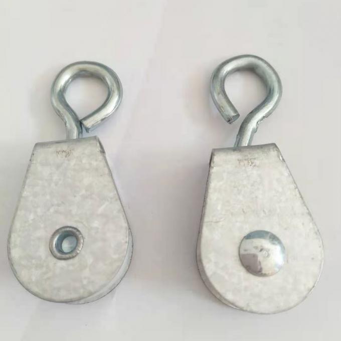 Nylon 4.5cm Plastic Rope Pulley For Poultry Chicken House Drinking System